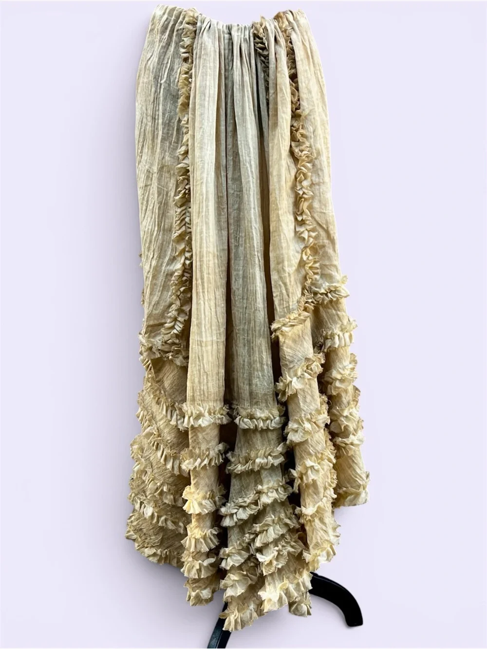 Jaded Gypsy Serene Sands Ruffled Maxi Skirt NWT - Picture 5 of 12